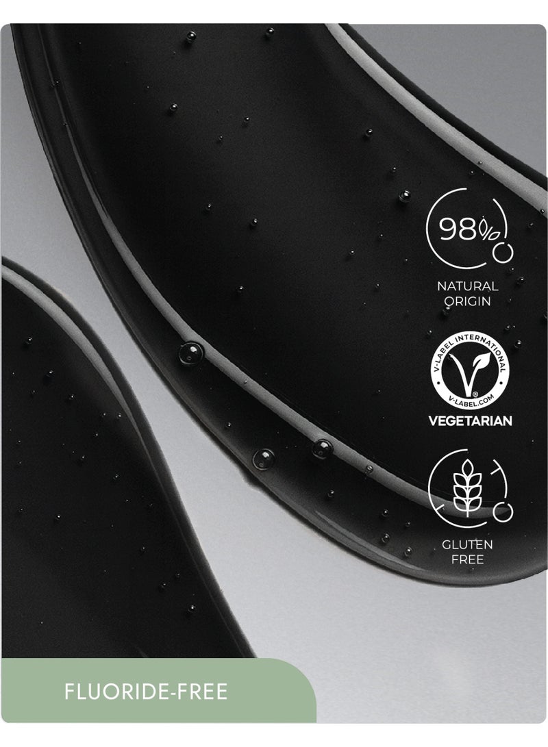 سبلات سبيشل بلاكوود | تبييض قوي | معجون أسود بالفحم | نباتي وخالٍ من الفلورايد | يحتوي على مضادات أكسدة من مستخلص العرعر | انتعاش قوي يدوم طويلاً | 75 مل - Image 2